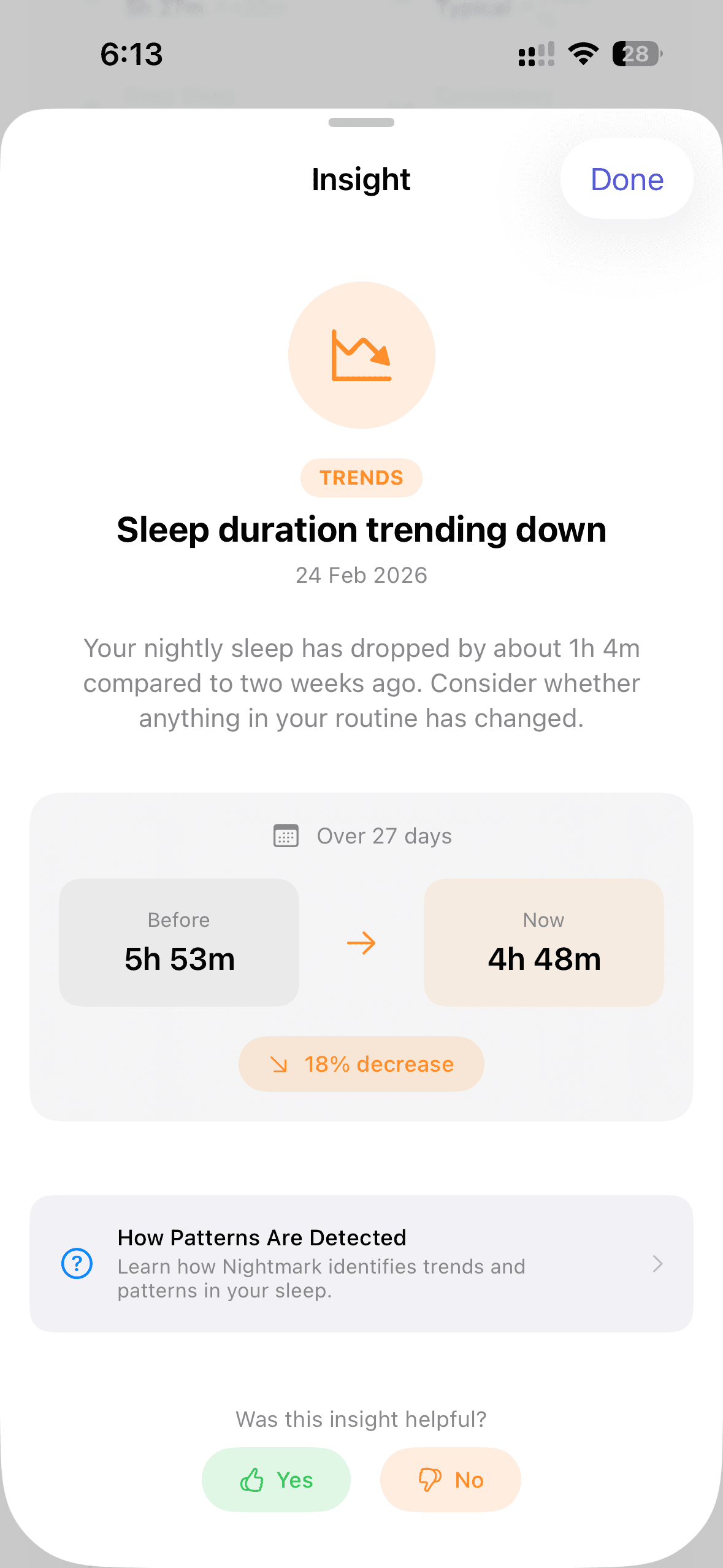 Long-term trend analysis